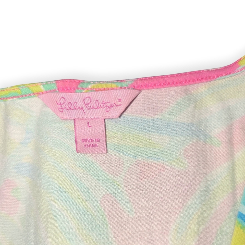 Lilly Pulitzer Madilyn Romper Sz Large Womens Res… - image 5